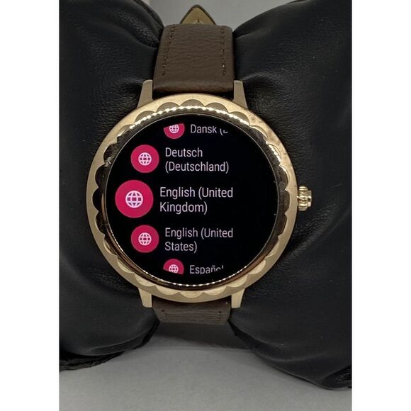 Kate Spade Gen 3 KST2003 Women\'s Brown Leather Digital Dial Smart Watch CO474 main image 6